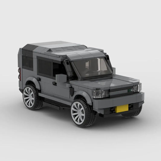 Grey Land Rover Discovery 4 building block lego toy car with pdf instructions