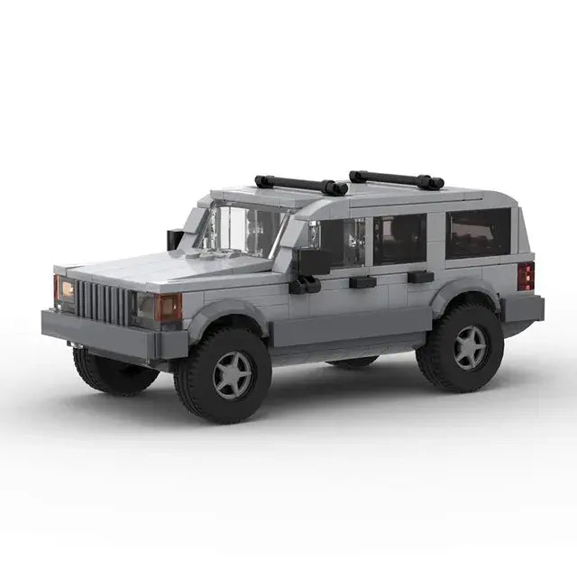 Gray 1993 Jeep Grand Cherokee building block lego toy car