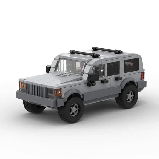 Gray 1993 Jeep Grand Cherokee building block lego toy car