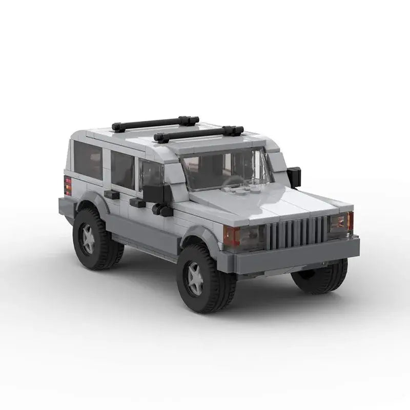 Gray 1993 Jeep Grand Cherokee building block lego toy car