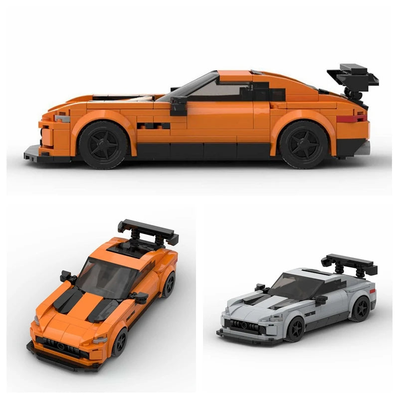 Mercedes-Benz AMG GT building block lego toy cars with pdf instructions