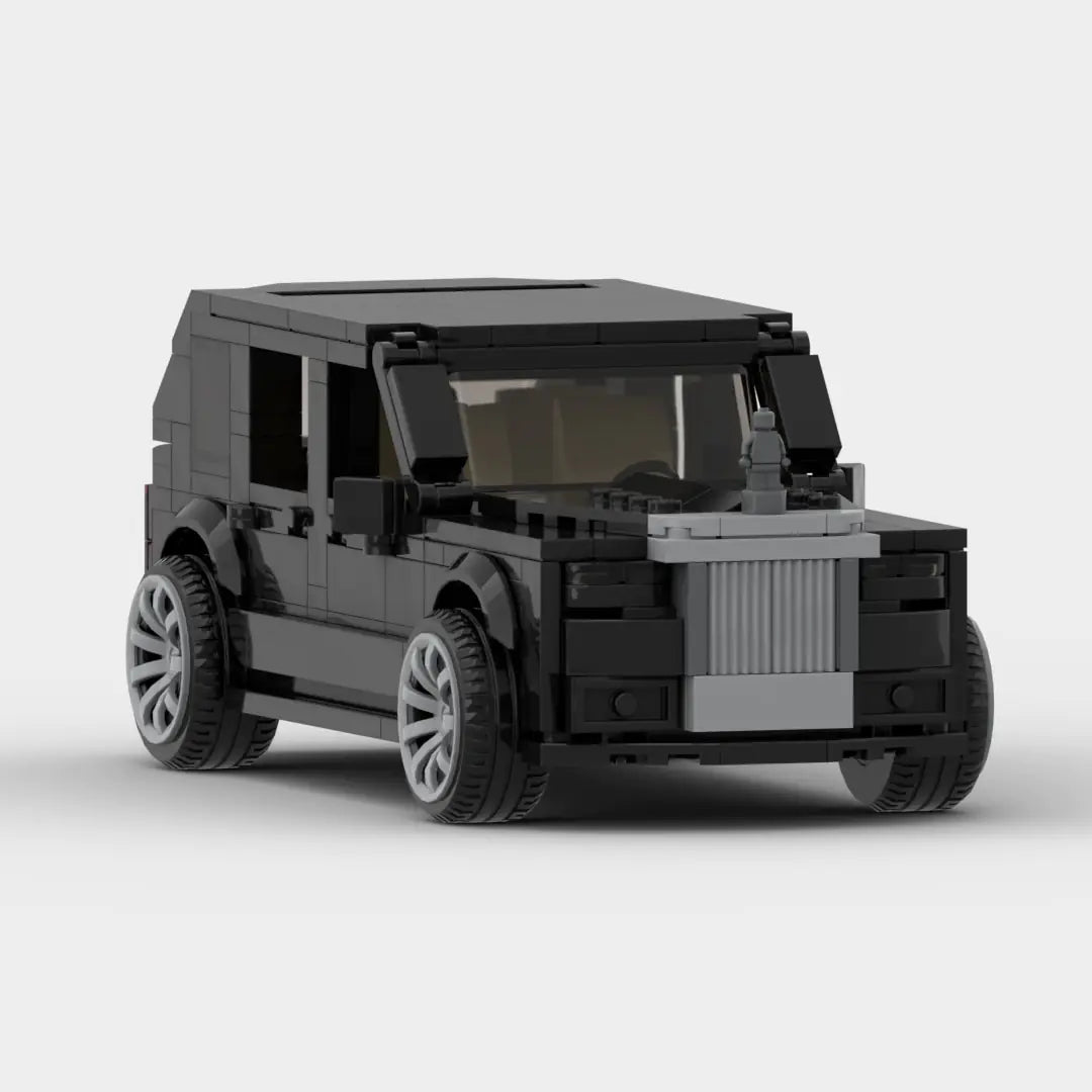 Black Rolls-Royce Cullinan building block lego toy truck