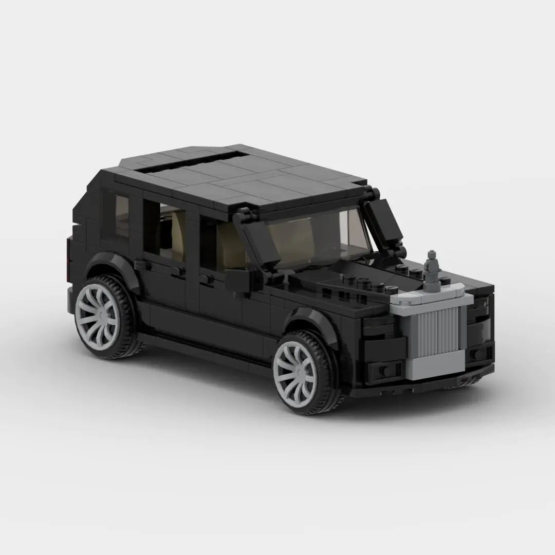 Black Rolls-Royce Cullinan building block lego toy truck