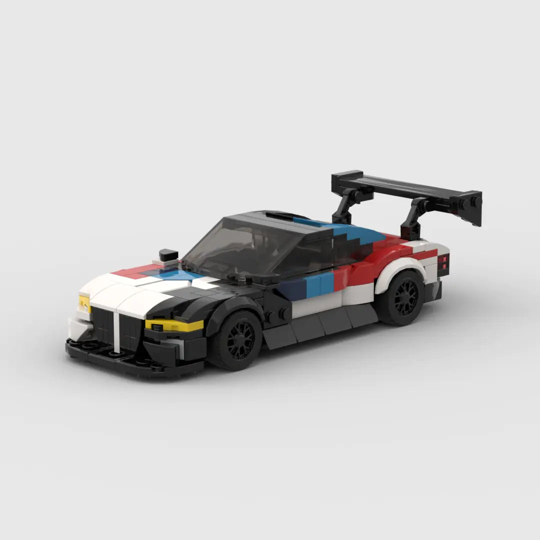 BMW M4 Competition building block toy car with PDF instructions