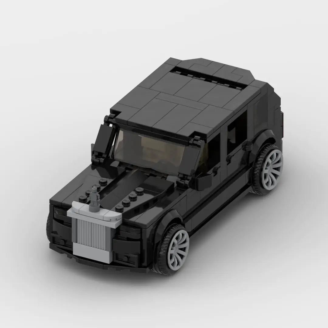 Black Rolls-Royce Cullinan building block lego toy truck