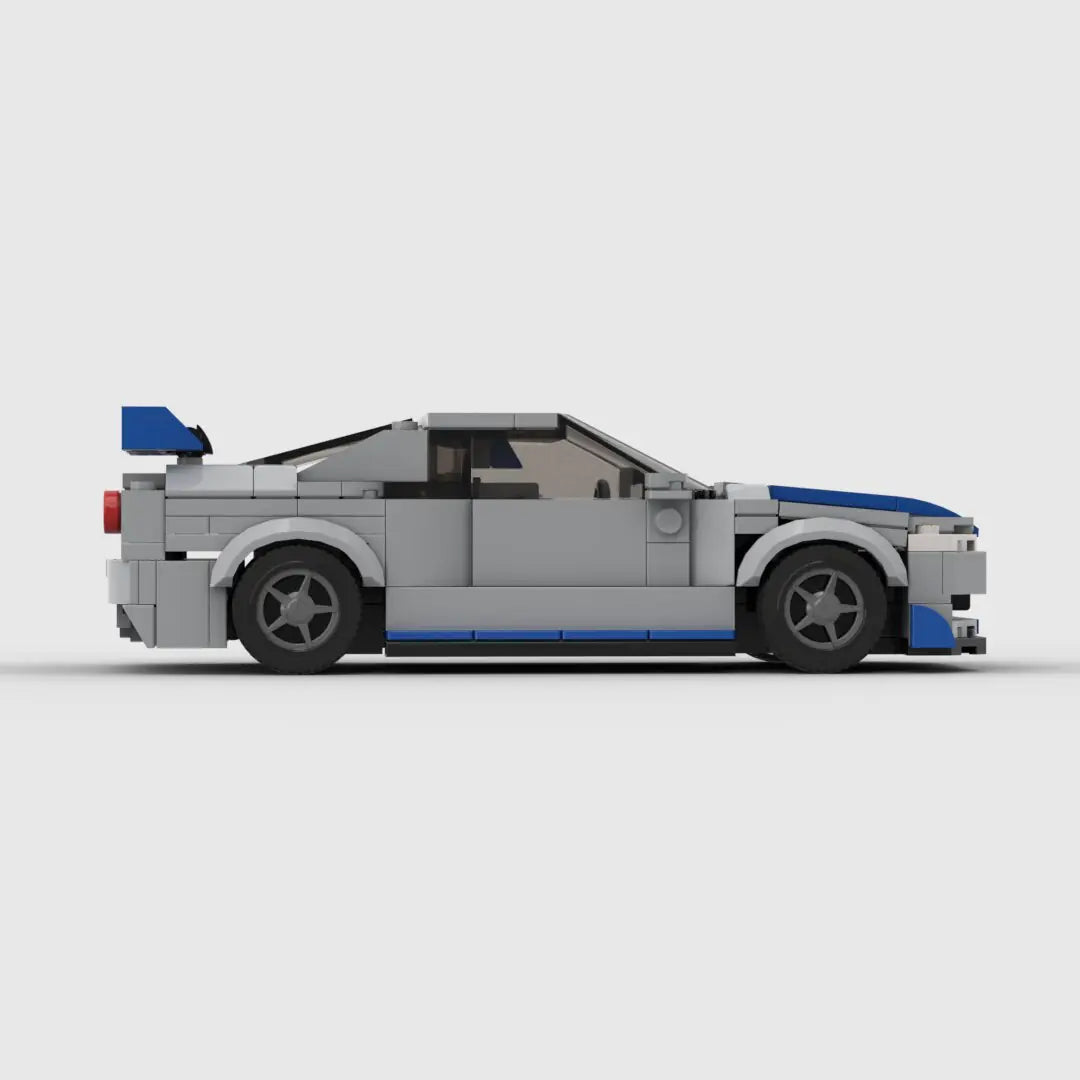 Nissan GTR R34 building block lego toy car