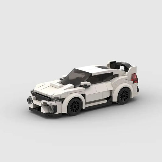 White Honda Civic Type R building block lego toy car