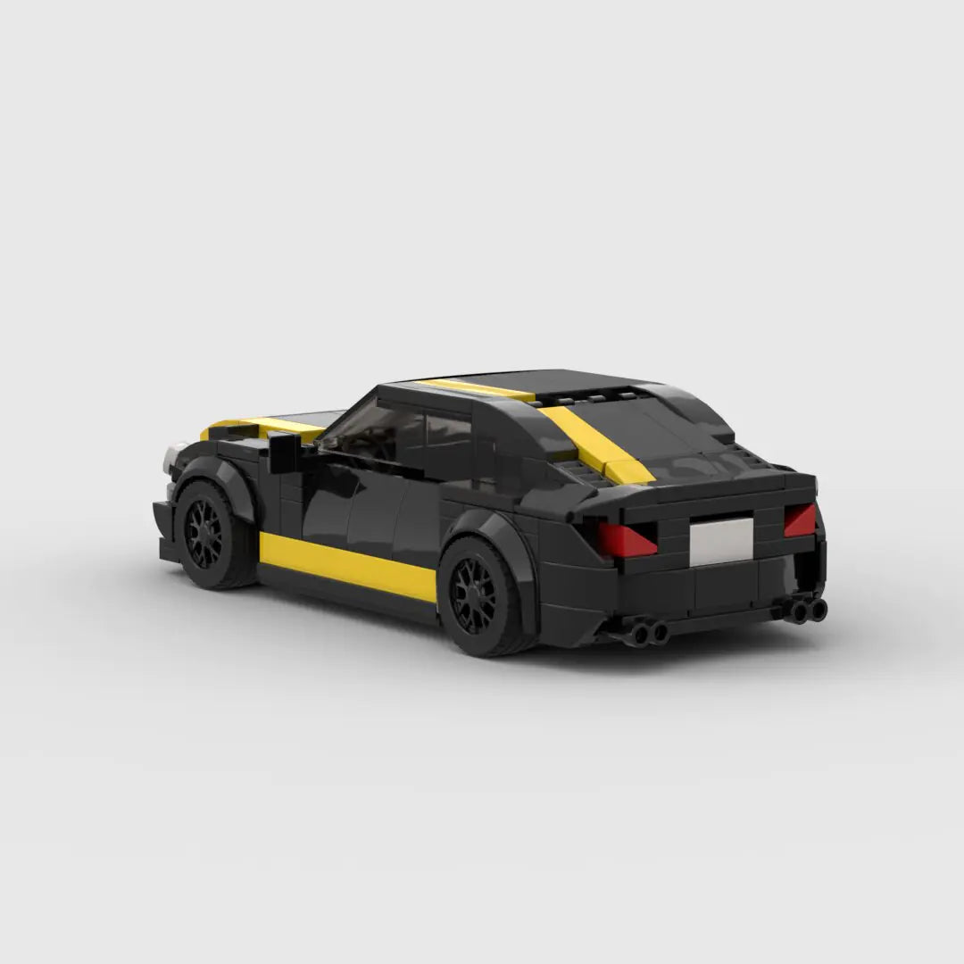 Black Mercedes-AMG C63 building block lego toy car