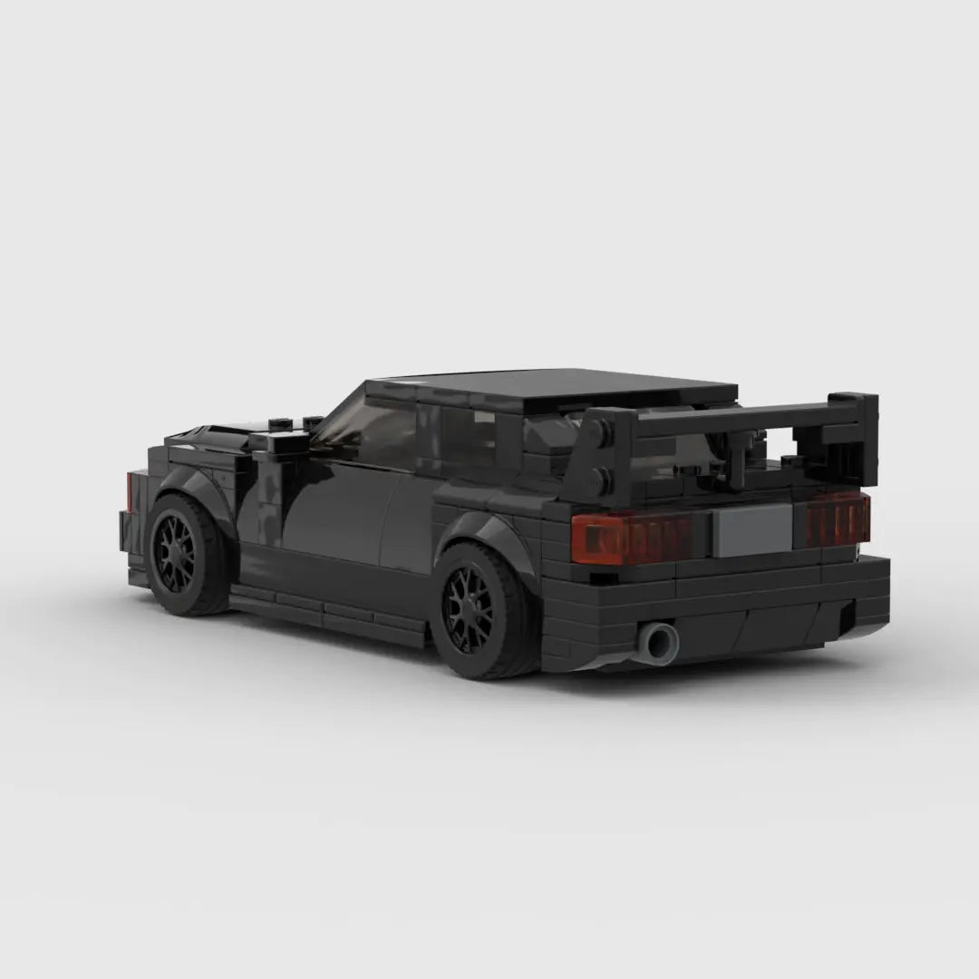 Black Mitsubishi EVO Sport building block lego toy car