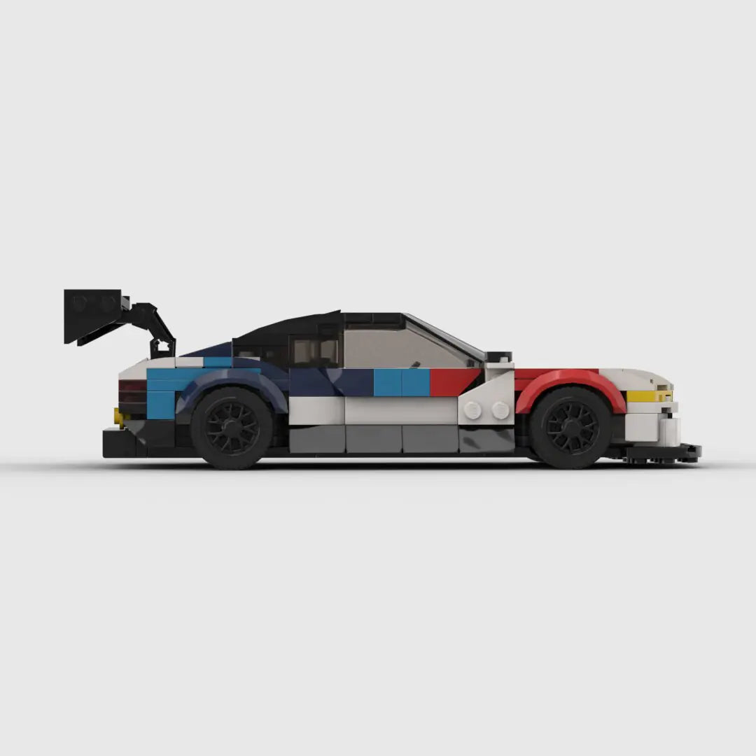 BMW M4 Competition building block toy car with PDF instructions