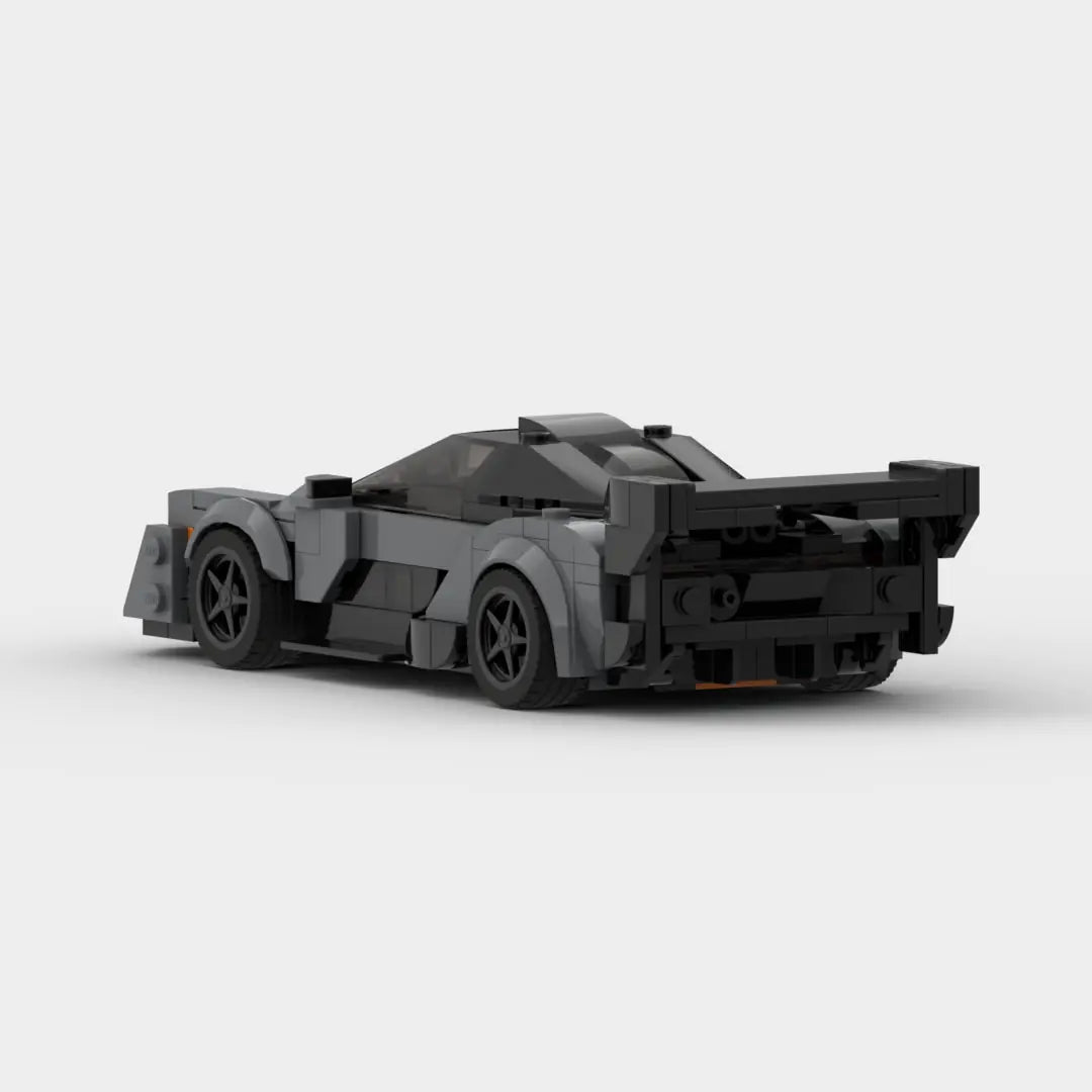 Grey McLaren Senna GTR building block lego toy car