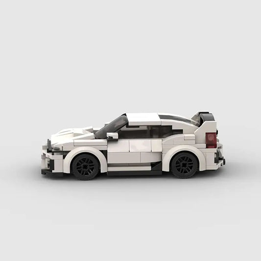 White Honda Civic Type R building block lego toy car