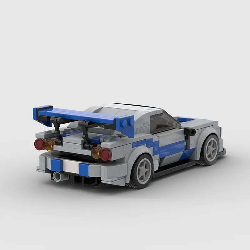 Fast & Furious Nissan Skyline GTR R34 building block lego toy car